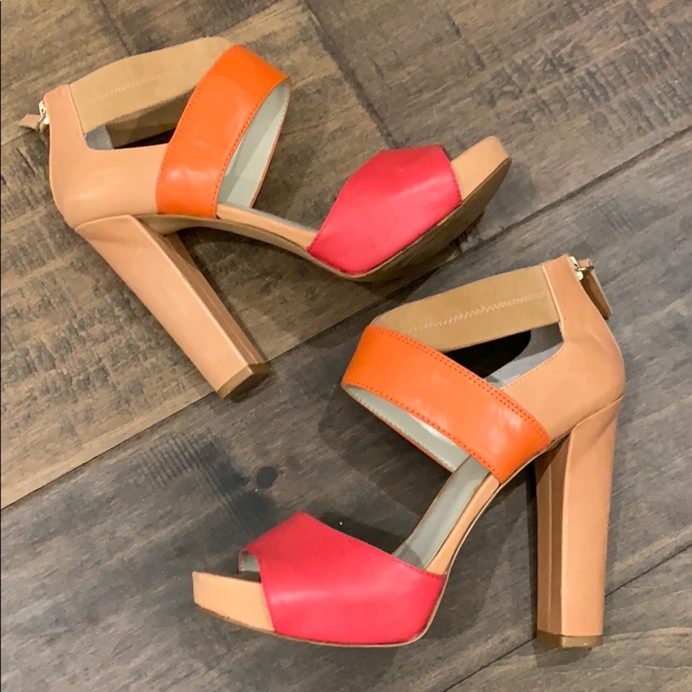 Nine West color block heels